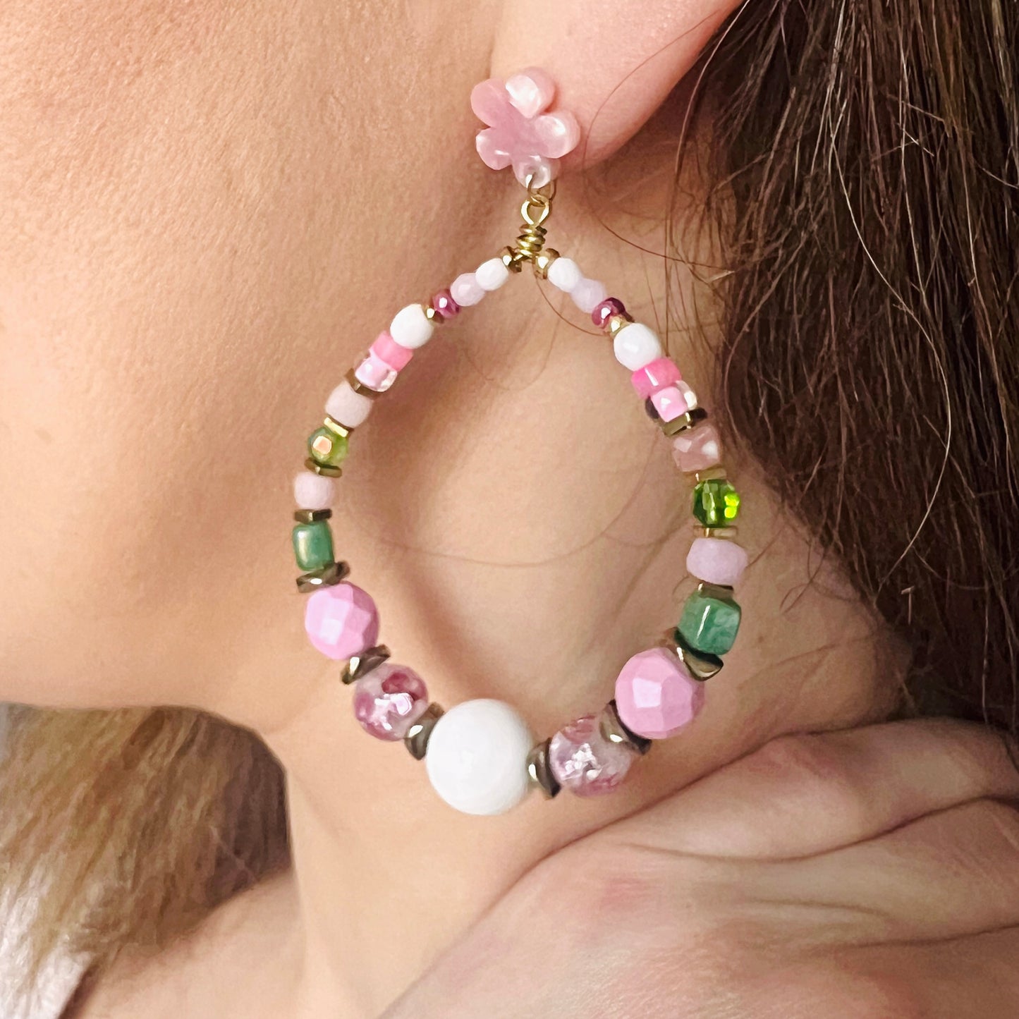 BOUCLES D'OREILLES collection GLYCINE