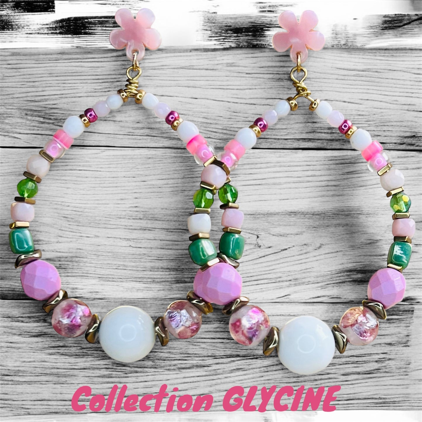 BOUCLES D'OREILLES collection GLYCINE