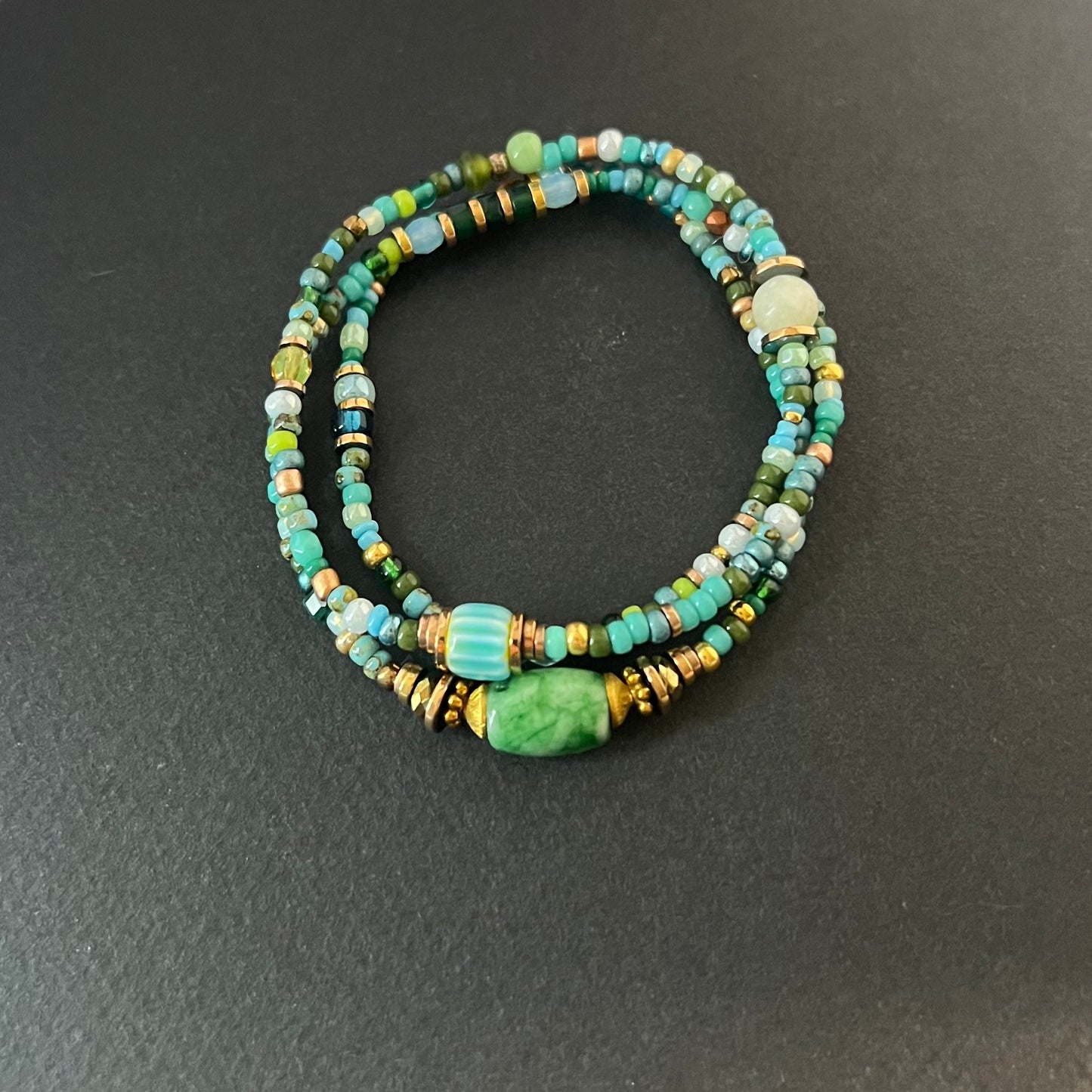 Choker GREEN FOREST collier has de décolleté