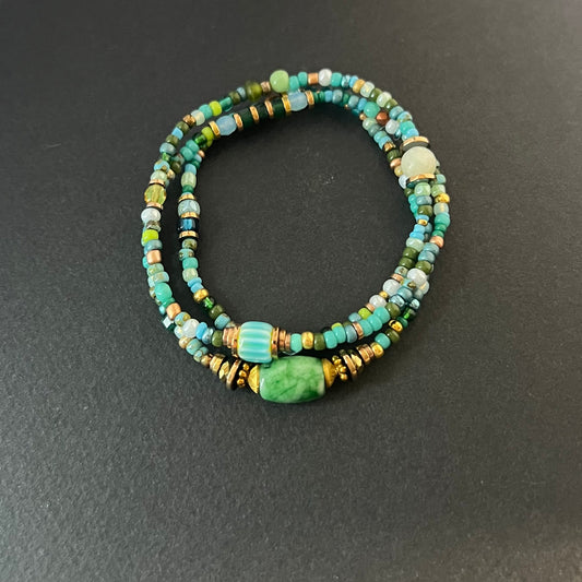 Choker GREEN FOREST collier has de décolleté