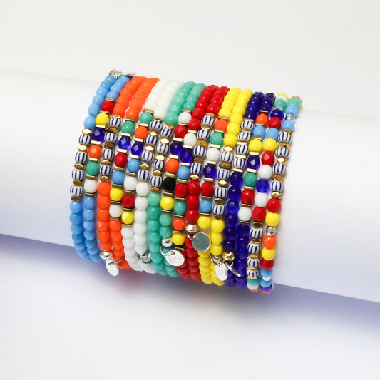 Bracelet 2 tours - Choker  24-7 COLORFULL