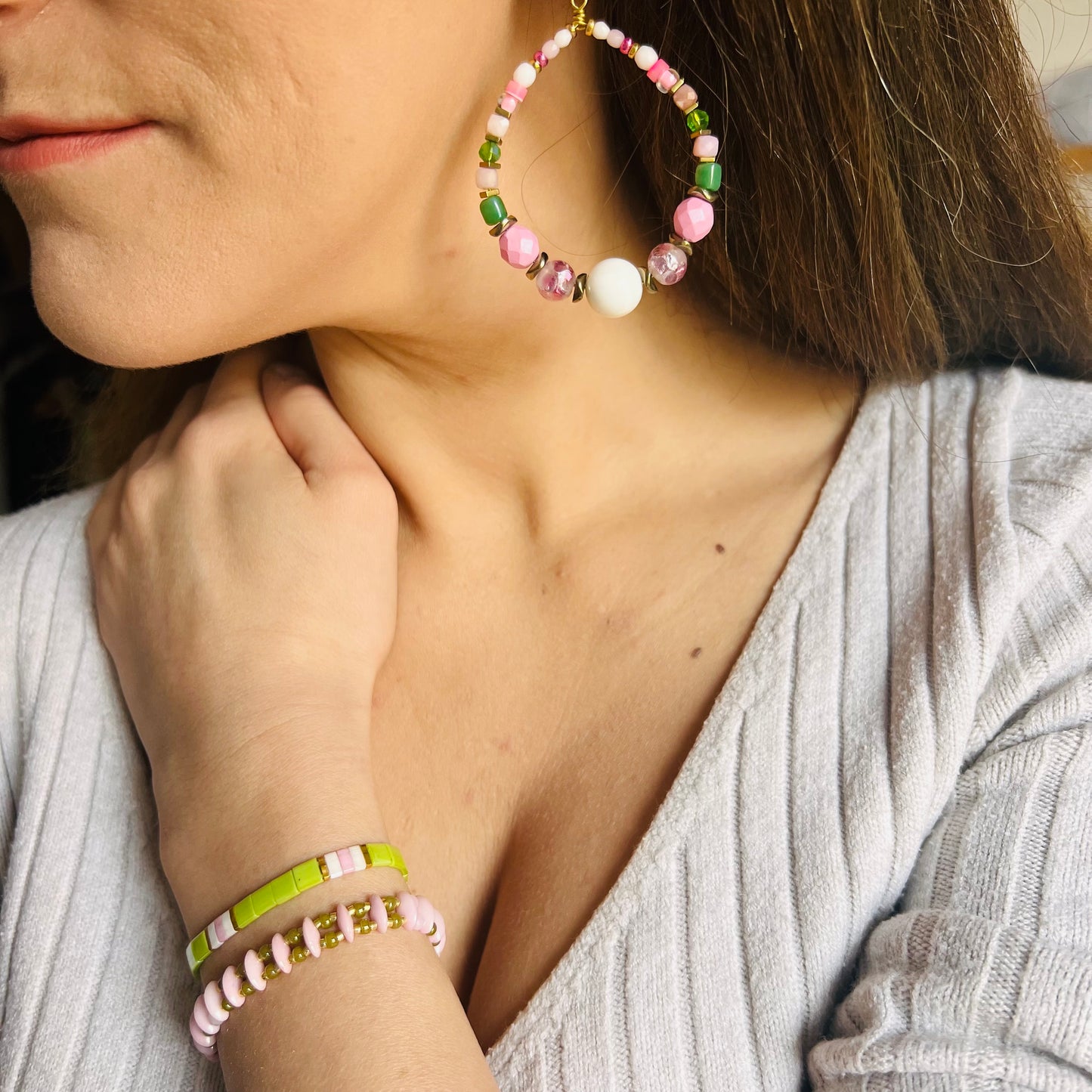 BOUCLES D'OREILLES collection GLYCINE